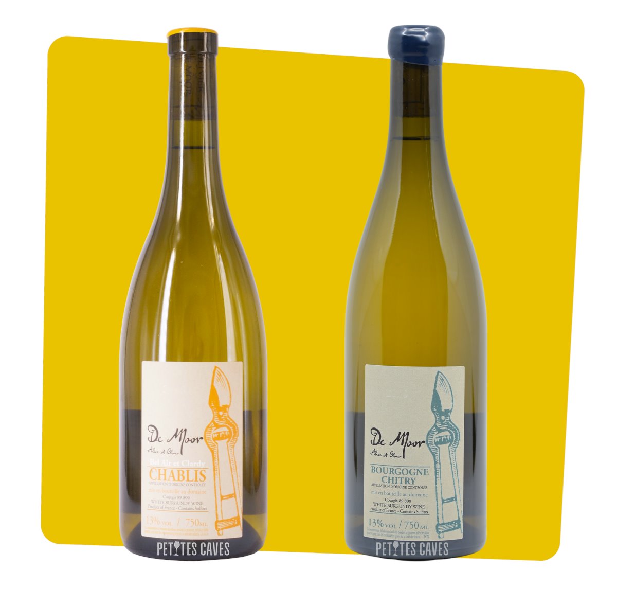 Coffret Chablis Bel-Air et Clardy 2022 & Bourgogne Chitry 2022