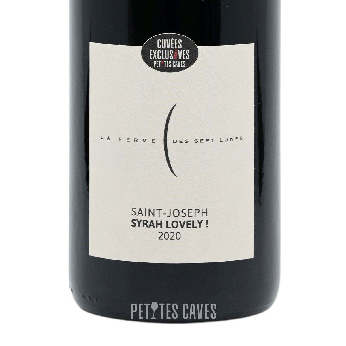 Syrah Lovely 2020  - Saint-Joseph rouge - La Ferme des 7 Lunes - EXCLUSIVITÉ chez Petites Caves (by Jean Delobre et Jacques Maurice)  face zoom